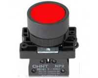 Кнопка управления NP2-BW3461 1НО красная AC/DC230В(LED) IP40 (R)(CHINT)