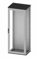 Сборный шкаф CQE, застеклённая дверь и задняя панель, 1600x600x600 мм
