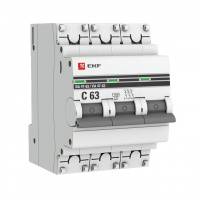Автоматический выключатель 1P 3А (В) 4,5kA ВА 47-63 EKF PROxima mcb4763-3-03C-pro